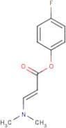 4-Fluorophenyl (2E)-3-(dimethylamino)prop-2-enoate