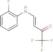 (3E)-1,1,1-Trifluoro-4-[(2-fluorophenyl)amino]but-3-en-2-one