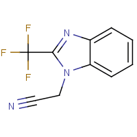 2-[2-(Trifluoromethyl)-1H-1,3-benzodiazol-1-yl]acetonitrile