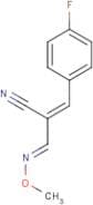 (2Z)-3-(4-Fluorophenyl)-2-[(1E)-(methoxyimino)methyl]prop-2-enenitrile