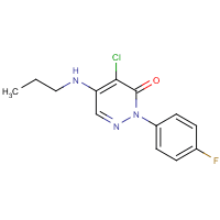 4-Chloro-2-(4-fluorophenyl)-5-(propylamino)-2,3-dihydropyridazin-3-one