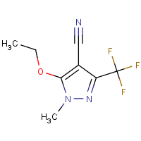 5-Ethoxy-1-methyl-3-(trifluoromethyl)-1H-pyrazole-4-carbonitrile