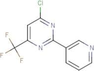 4-Chloro-2-(pyridin-3-yl)-6-(trifluoromethyl)pyrimidine