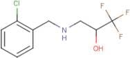 3-{[(2-Chlorophenyl)methyl]amino}-1,1,1-trifluoropropan-2-ol
