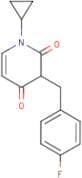 1-Cyclopropyl-3-[(4-fluorophenyl)methyl]-4-hydroxy-1,2-dihydropyridin-2-one