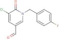 5-Chloro-1-[(4-fluorophenyl)methyl]-6-oxo-1,6-dihydropyridine-3-carbaldehyde