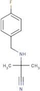 2-{[(4-Fluorophenyl)methyl]amino}-2-methylpropanenitrile