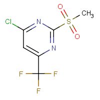 4-Chloro-2-(methylsulfonyl)-6-(trifluoromethyl)pyrimidine