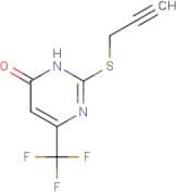 2-(Prop-2-yn-1-ylthio)-6-(trifluoromethyl)pyrimidin-4(3H)-one