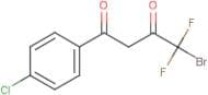 4-Bromo-1-(4-chlorophenyl)-4,4-difluorobutane-1,3-dione