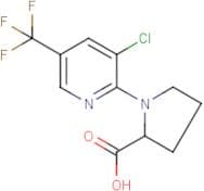 1-[3-Chloro-5-(trifluoromethyl)pyridin-2-yl]pyrrolidine-2-carboxylic acid