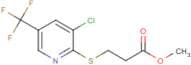 Methyl 3-{[3-chloro-5-(trifluoromethyl)pyridin-2-yl]thio}propanoate