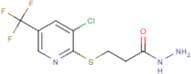 3-{[3-Chloro-5-(trifluoromethyl)pyridin-2-yl]thio}propanohydrazide