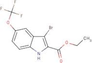Ethyl 3-bromo-5-(trifluoromethoxy)-1H-indole-2-carboxylate