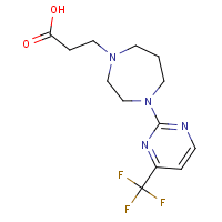 3-{4-[4-(Trifluoromethyl)pyrimidin-2-yl]homopiperazin-1-yl}propanoic acid