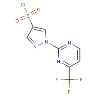 1-[4-(Trifluoromethyl)pyrimidin-2-yl]-1H-pyrazole-4-sulphonyl chloride