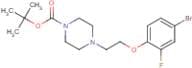 tert-Butyl 4-[2-(4-bromo-2-fluorophenoxy)ethyl]piperazine-1-carboxylate