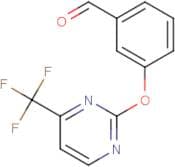 3-{[4-(Trifluoromethyl)pyrimidin-2-yl]oxy}benzaldehyde