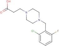 3-[4-(2-Chloro-6-fluorobenzyl)piperazin-1-yl]propanoic acid