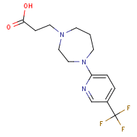 3-{4-[5-(Trifluoromethyl)pyridin-2-yl]homopiperazin-1-yl}propanoic acid