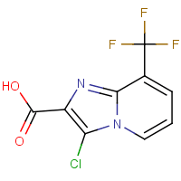 3-Chloro-8-(trifluoromethyl)imidazo[1,2-a]pyridine-2-carboxylic acid