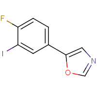 5-(4-Fluoro-3-iodophenyl)-1,3-oxazole
