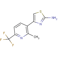 4-[2-Methyl-6-(trifluoromethyl)pyridin-3-yl]-1,3-thiazol-2-amine