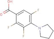 2,3,5-Trifluoro-4-pyrrolidin-1-ylbenzoic acid