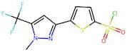 5-[1-Methyl-5-(trifluoromethyl)-1H-pyrazol-3-yl]thiophene-2-sulphonyl chloride