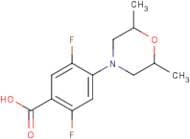 4-(2,6-Dimethylmorpholin-4-yl)-2,5-difluorobenzoic acid