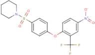 1-({4-[4-Nitro-2-(trifluoromethyl)phenoxy]phenyl}sulphonyl)piperidine