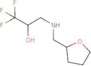 1,1,1-Trifluoro-3-[(tetrahydrofuran-2-ylmethyl)amino]propan-2-ol