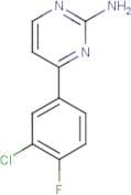 4-(3-Chloro-4-fluorophenyl)pyrimidin-2-amine