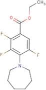 Ethyl 4-azepan-1-yl-2,3,5-trifluorobenzoate