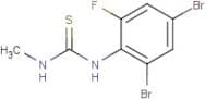 N-(2,4-Dibromo-6-fluorophenyl)-N'-methylthiourea