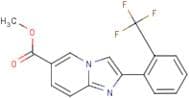 Methyl 2-[2-(trifluoromethyl)phenyl]imidazo[1,2-a]pyridine-6-carboxylate