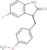 5-Fluoro-3-(4-methoxybenzylidene)-1,3-dihydro-2H-indol-2-one