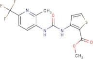 Methyl 3-[({[2-methyl-6-(trifluoromethyl)pyridin-3-yl]amino}carbonyl)amino]thiophene-2-carboxylate