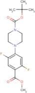 tert-Butyl 4-[2,5-difluoro-4-(methoxycarbonyl)phenyl]piperazine-1-carboxylate