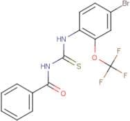 N-{[4-Bromo-2-(trifluoromethoxy)phenyl]carbamothioyl}benzamide