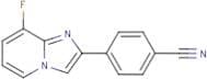 4-(8-Fluoroimidazo[1,2-a]pyridin-2-yl)benzonitrile