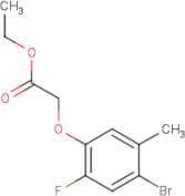 Ethyl (4-bromo-2-fluoro-5-methylphenoxy)acetate