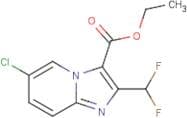 Ethyl 6-chloro-2-(difluoromethyl)imidazo[1,2-a]pyridine-3-carboxylate