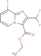 Ethyl 2-(difluoromethyl)-8-fluoroimidazo[1,2-a]pyridine-3-carboxylate