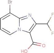 8-Bromo-2-(difluoromethyl)imidazo[1,2-a]pyridine-3-carboxylic acid
