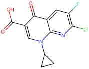 1-Cyclopropyl-6-fluoro-7-chloro-4-oxo-1,4-dihydro-1,8-napthyridine-3-carboxylic acid