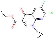 Ethyl 1-Cyclopropyl-7-chloro-6-fluoro-1,4-dihydro-4-oxo-1,8-naphthylridine carboxylate