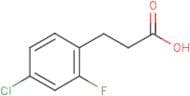 3-(4-Chloro-2-fluorophenyl)propanoic acid