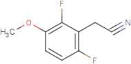 2,6-Difluoro-3-methoxyphenylacetonitrile