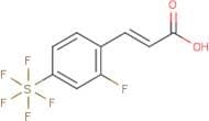 2-Fluoro-4-(pentafluorosulphur)cinnamic acid